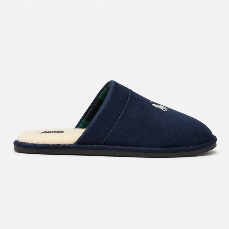Polo Ralph Lauren KLARENCE Mens Mules Navy/Blackwatch/Cream made by Polo by Ralph Lauren