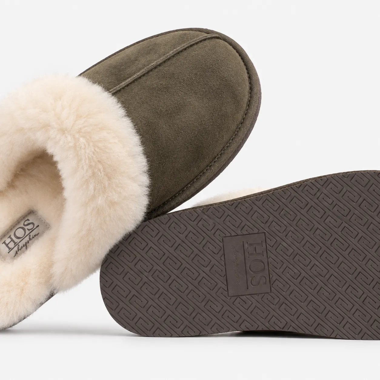 HOS Sheepskin AYLA Womens Mules Olive sold by Shuperb product image thumbnail 4