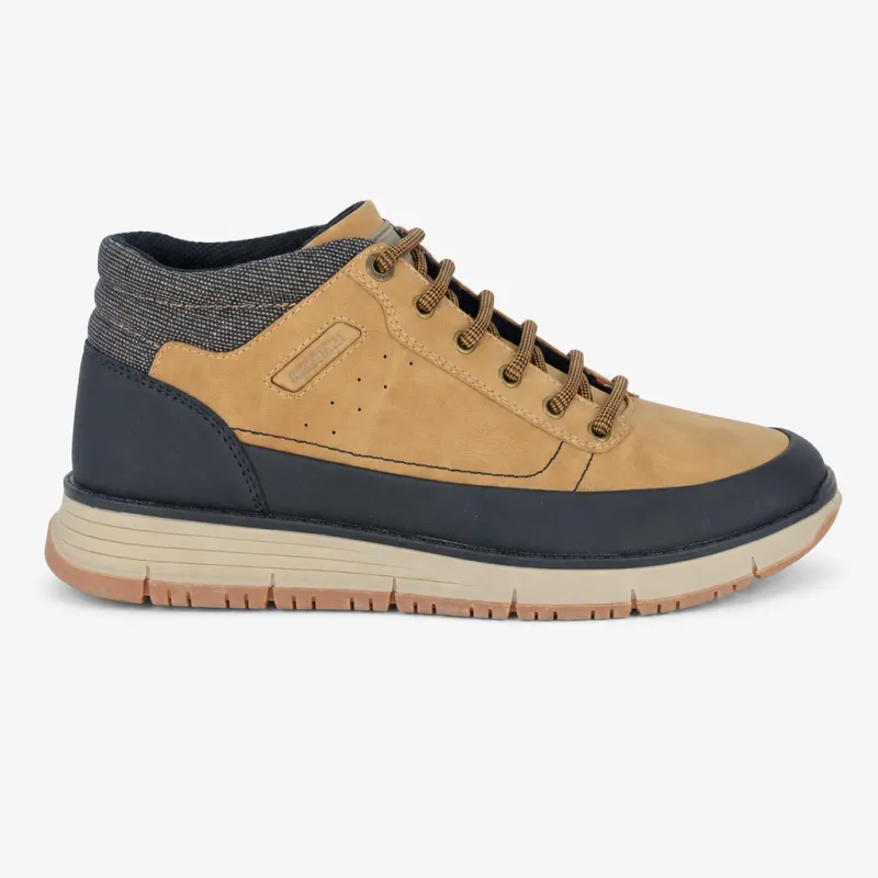 R21 Original FERGUS Mens Ankle Boots Camel/Black made by Shuperb