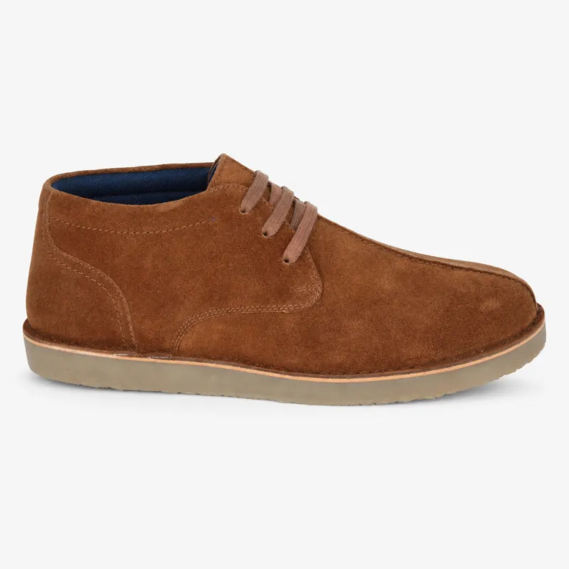 Roamers STANLEY Mens Desert Boots Tan made by Shuperb