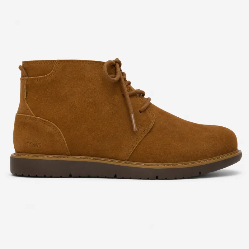 TOMS NAVI Mens Desert Boots Dark Brown made by Toms