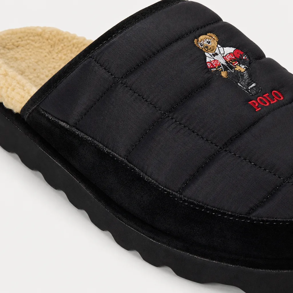 Polo Ralph Lauren READE SCF BR Mens Mules Black Nylon with Holiday Bear sold by Shuperb product image thumbnail 3