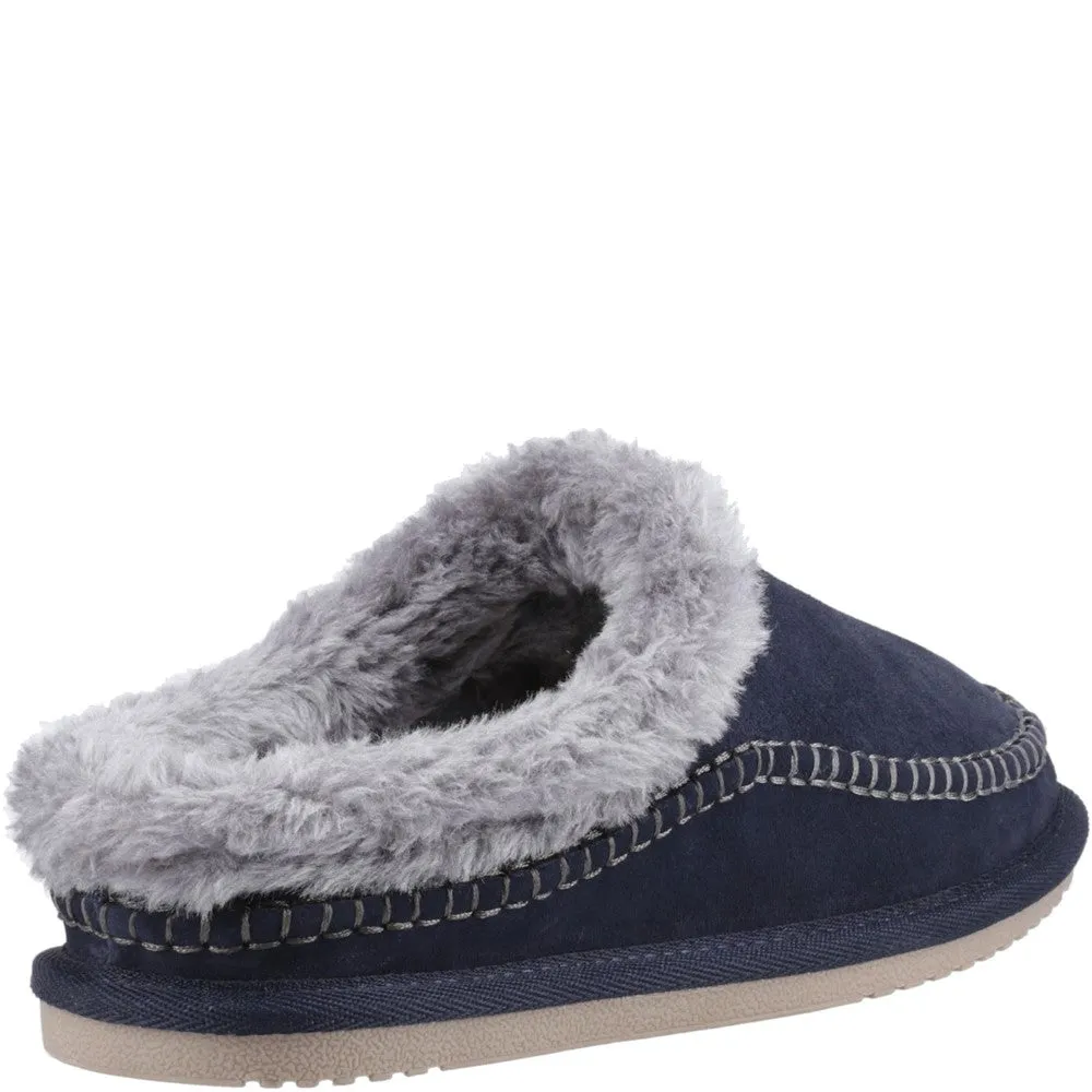 Hush Puppies Atticus Mens Full Slippers Navy sold by Shuperb product image thumbnail 2