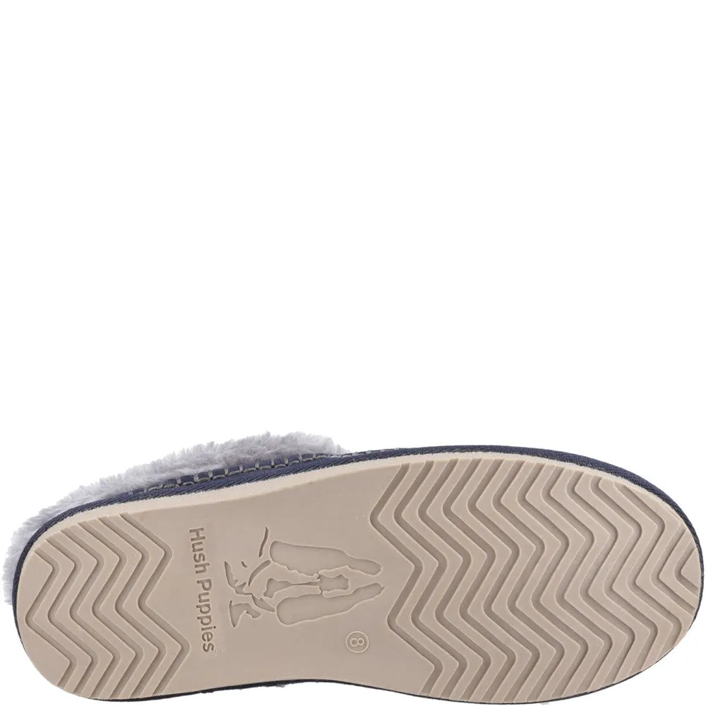 Hush Puppies Atticus Mens Full Slippers Navy sold by Shuperb product image thumbnail 3