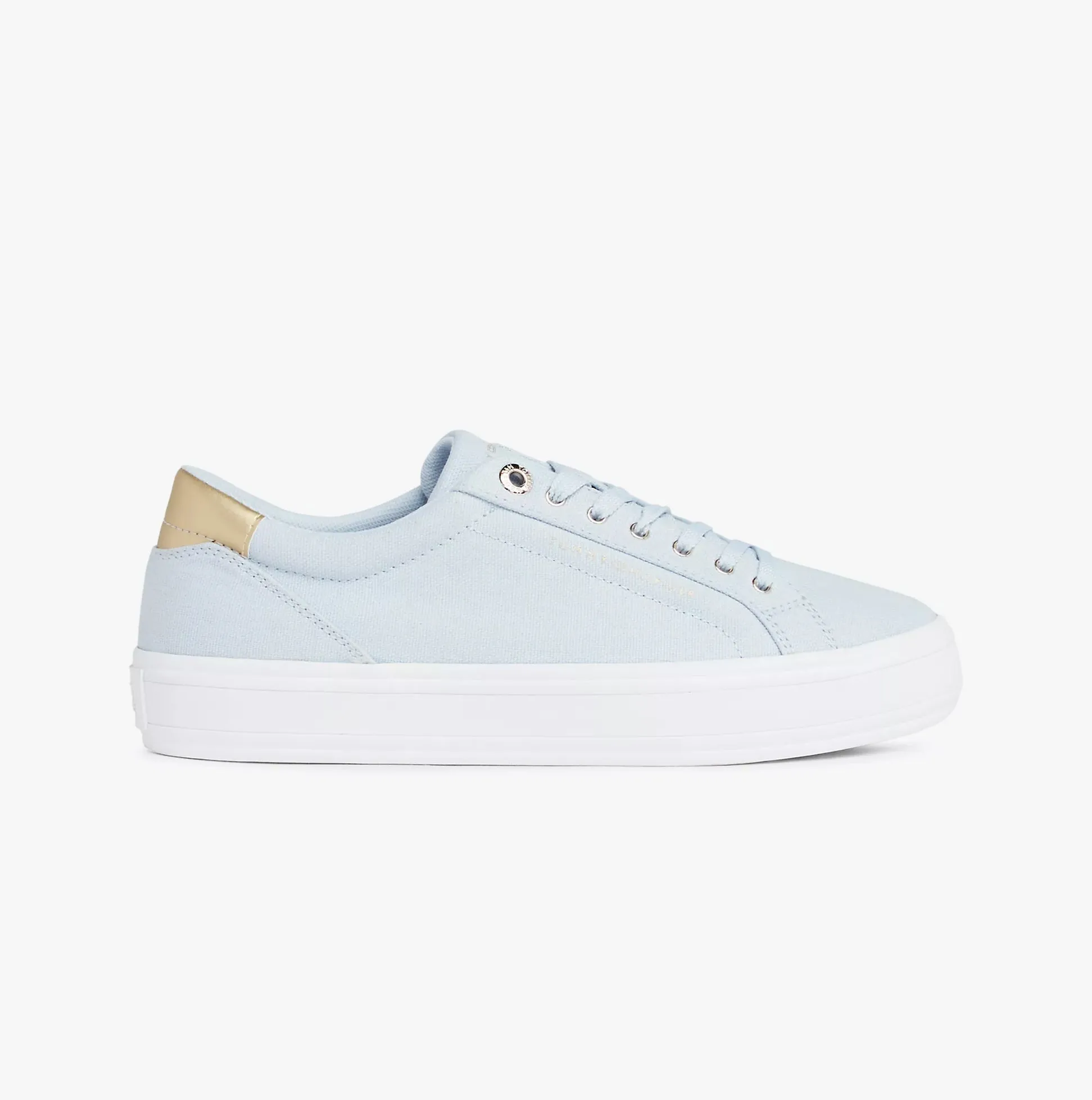 Tommy Hilfiger ESSENTIAL CANVAS Womens Sneakers Breezy Blue sold by Shuperb