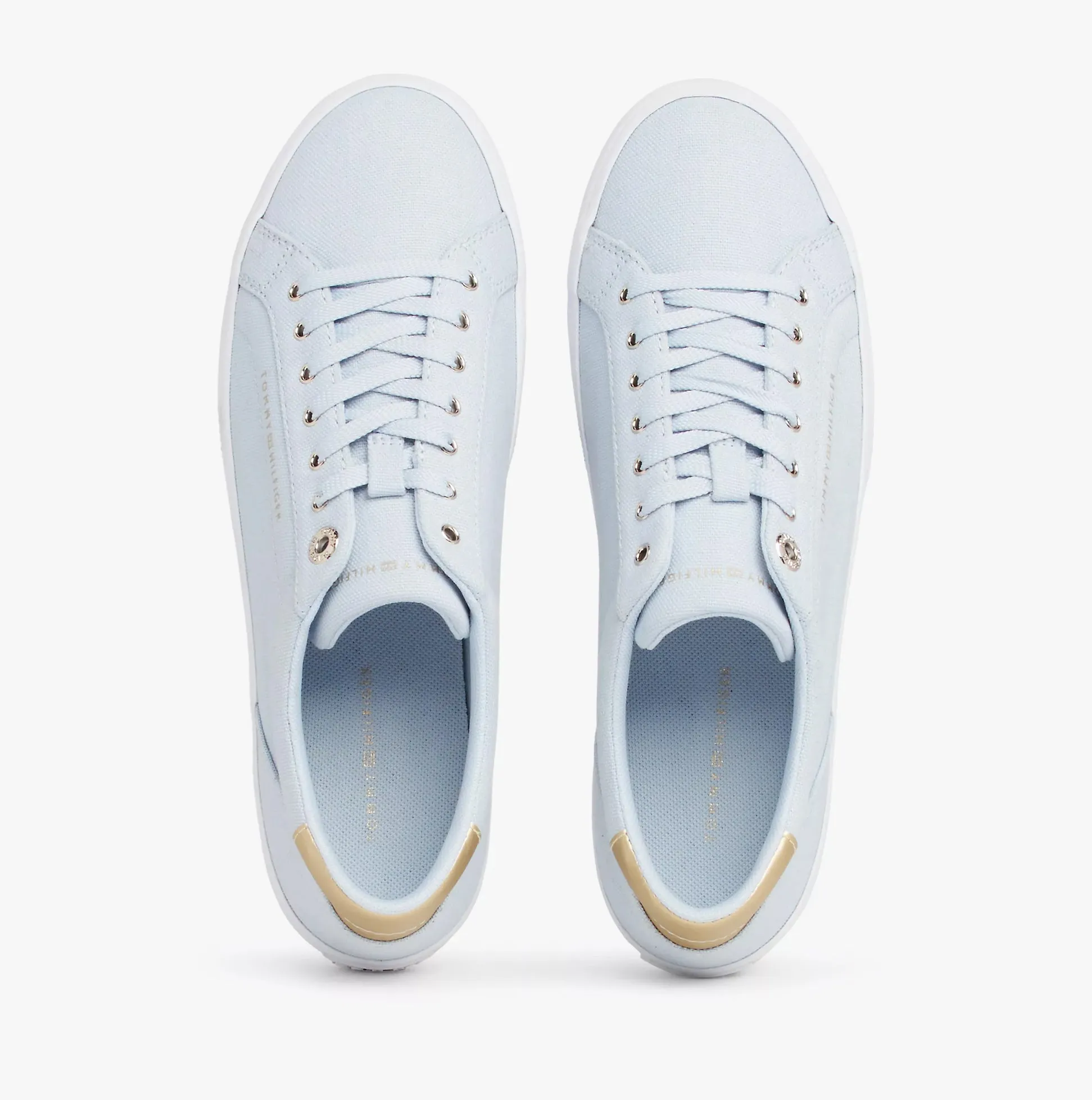 Tommy Hilfiger ESSENTIAL CANVAS Womens Sneakers Breezy Blue sold by Shuperb product image thumbnail 4
