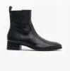 Club Cubano VALENTE Mens Leather Cuban Heel Boots Black sold by Shuperb