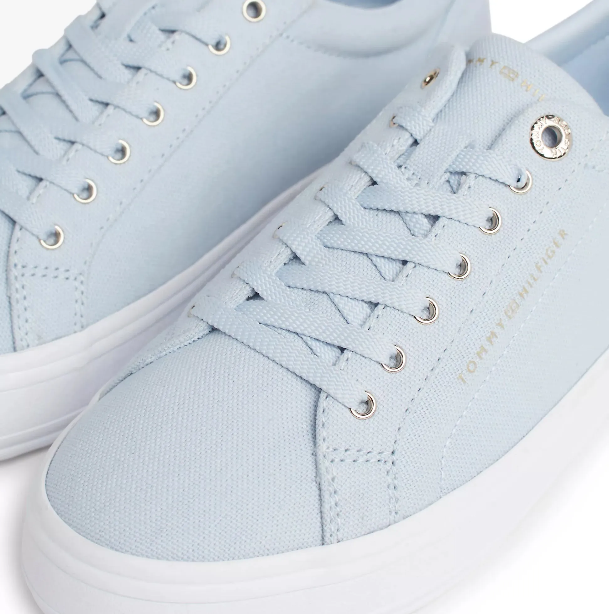 Tommy Hilfiger ESSENTIAL CANVAS Womens Sneakers Breezy Blue sold by Shuperb product image thumbnail 5
