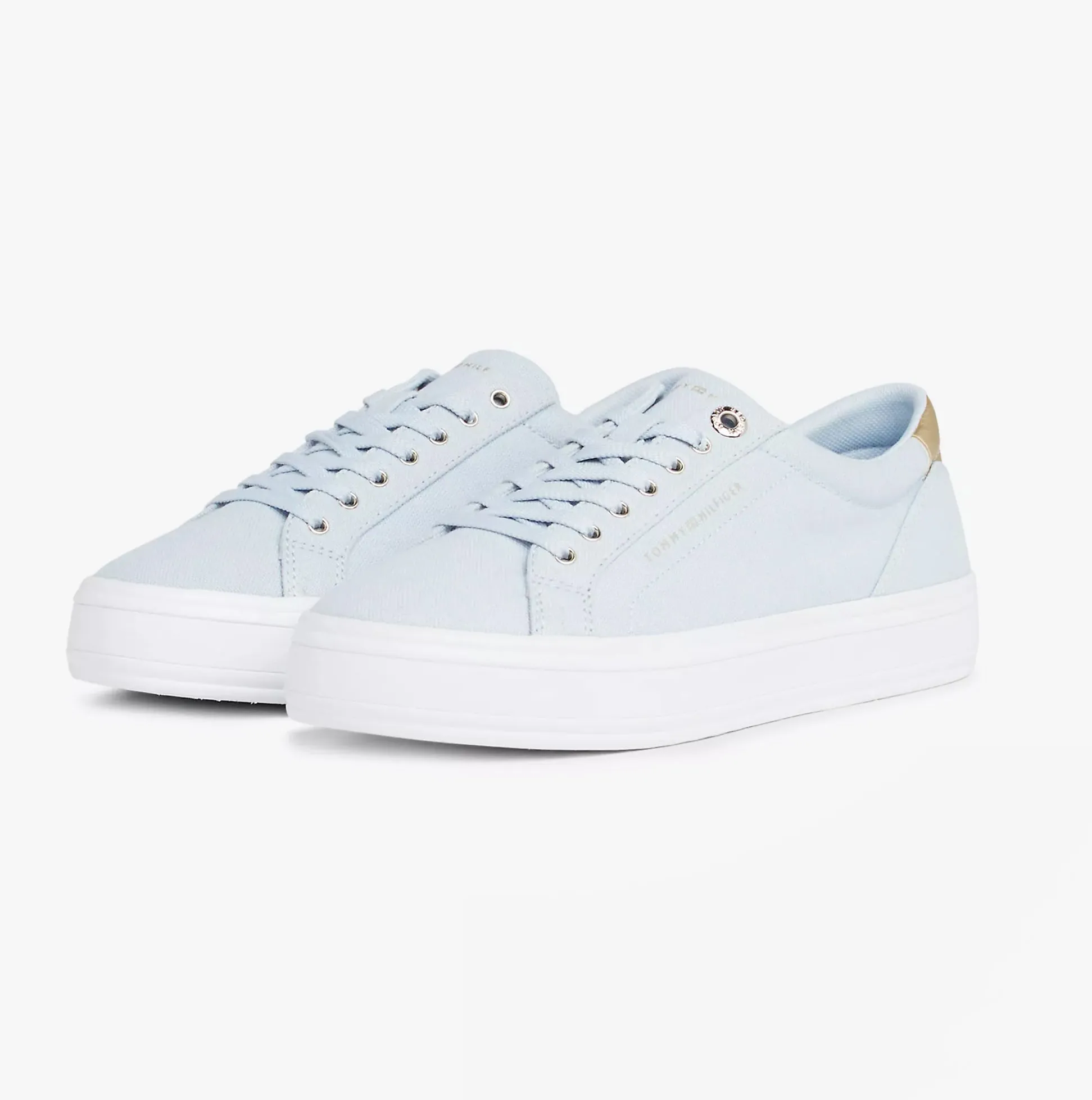 Tommy Hilfiger ESSENTIAL CANVAS Womens Sneakers Breezy Blue sold by Shuperb product image thumbnail 2
