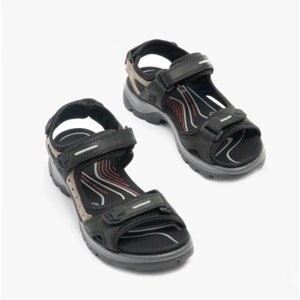 YUCATAN Womens Leather Outdoor Sandals Black/Mole sold by Shuperb product image thumbnail 2