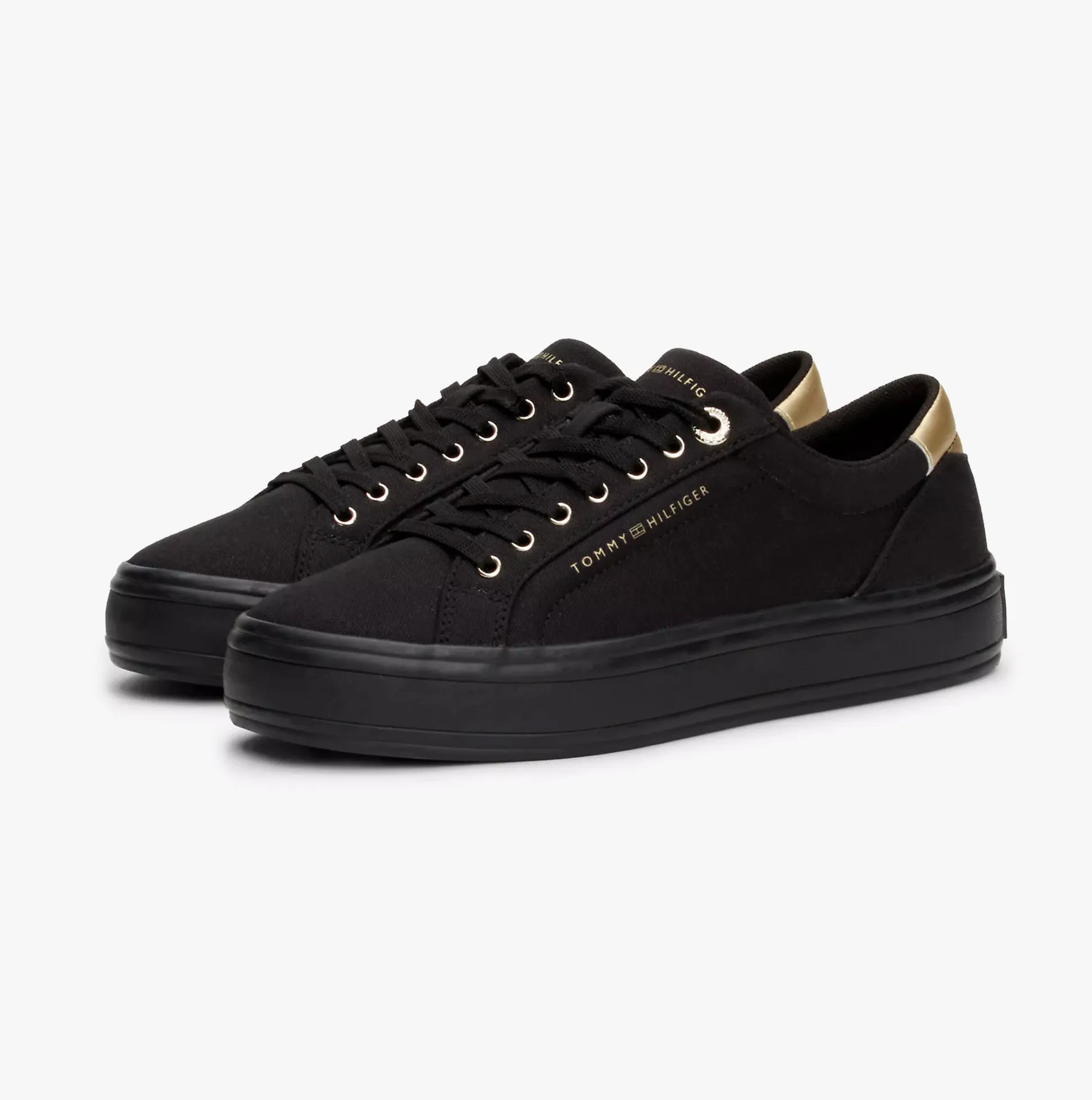 ESSENTIAL CANVAS Womens Sneakers Black sold by Shuperb product image thumbnail 3