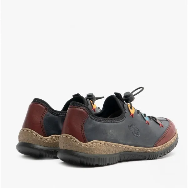 Rieker N3271-35 Womens Shoes Navy/Combi sold by Shuperb product image thumbnail 5