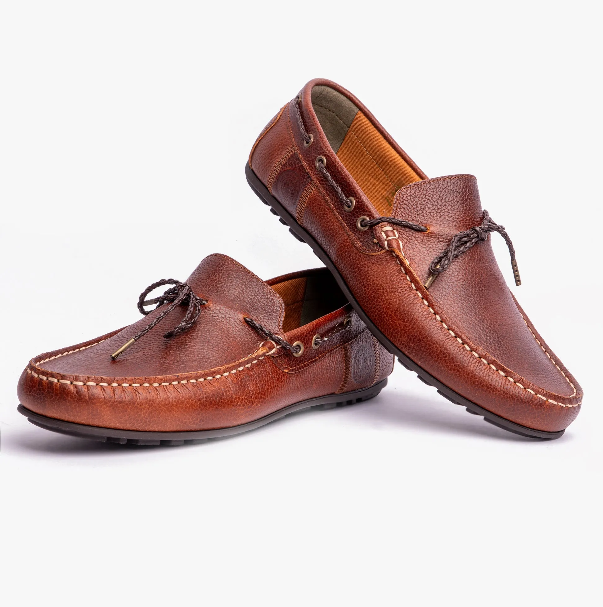 JENSON Mens Boat Shoes Cognac sold by Shuperb product image thumbnail 4