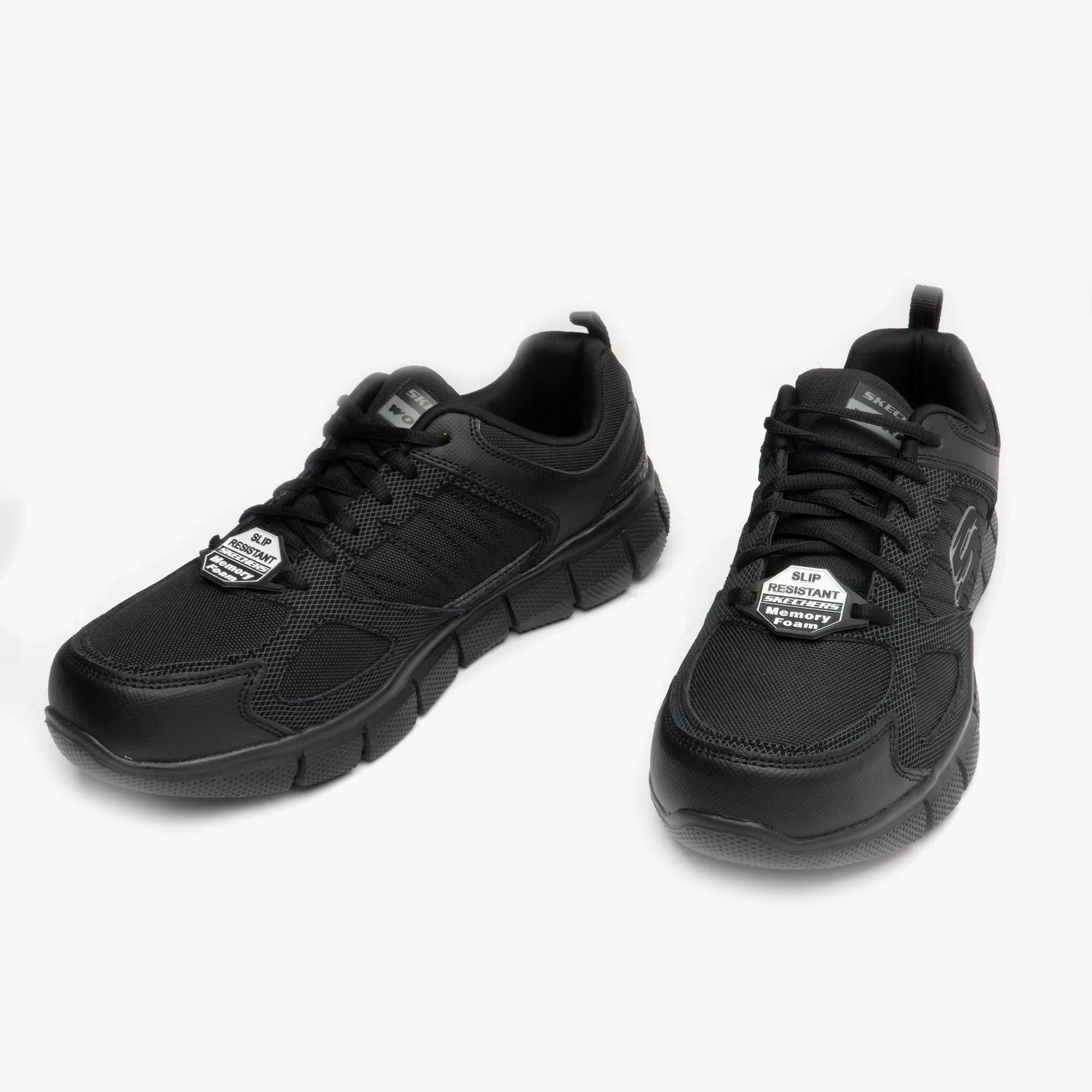 Skechers Work 77152EC TELFIN - SANPHET SR Mens Occupational Trainers Black sold by Shuperb product image thumbnail 3
