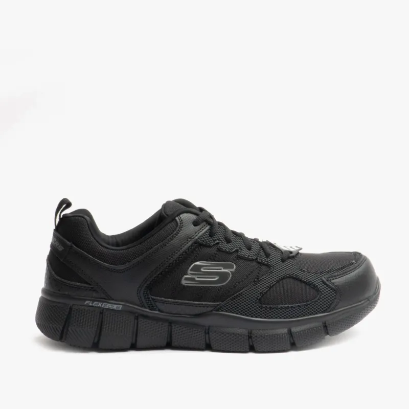 Skechers Work 77152EC TELFIN - SANPHET SR Mens Occupational Trainers Black sold by Shuperb