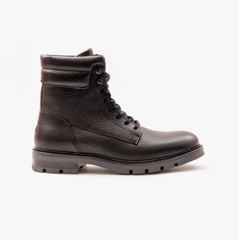 Tommy Hilfiger WARM PADDED HILFIGER LTH Mens Boots Black made by Tommy Hilfiger