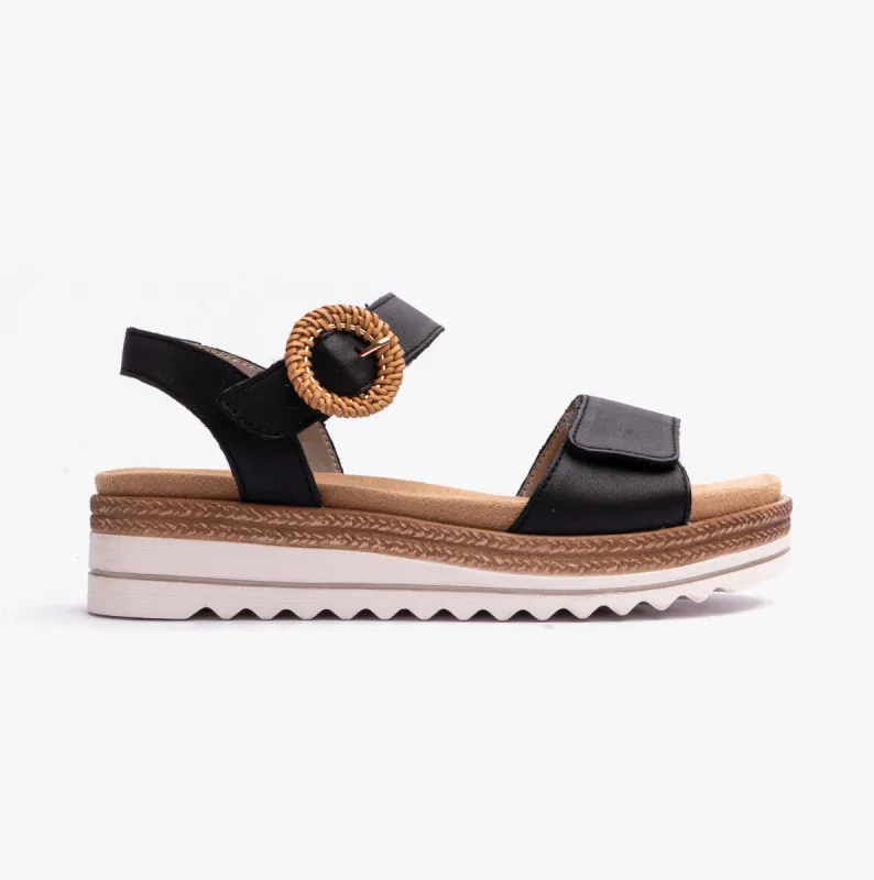 JOCELYN Womens Sandals Black sold by Shuperb