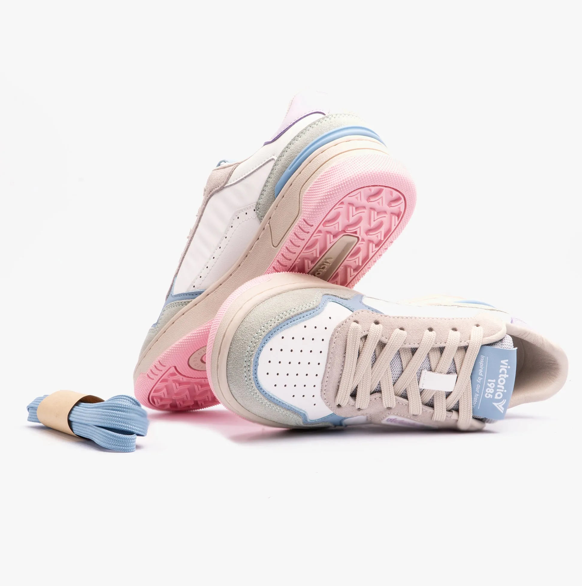 Victoria C80 - CASUAL PATCH COLORS Womens Trainers Lila sold by Shuperb product image thumbnail 2