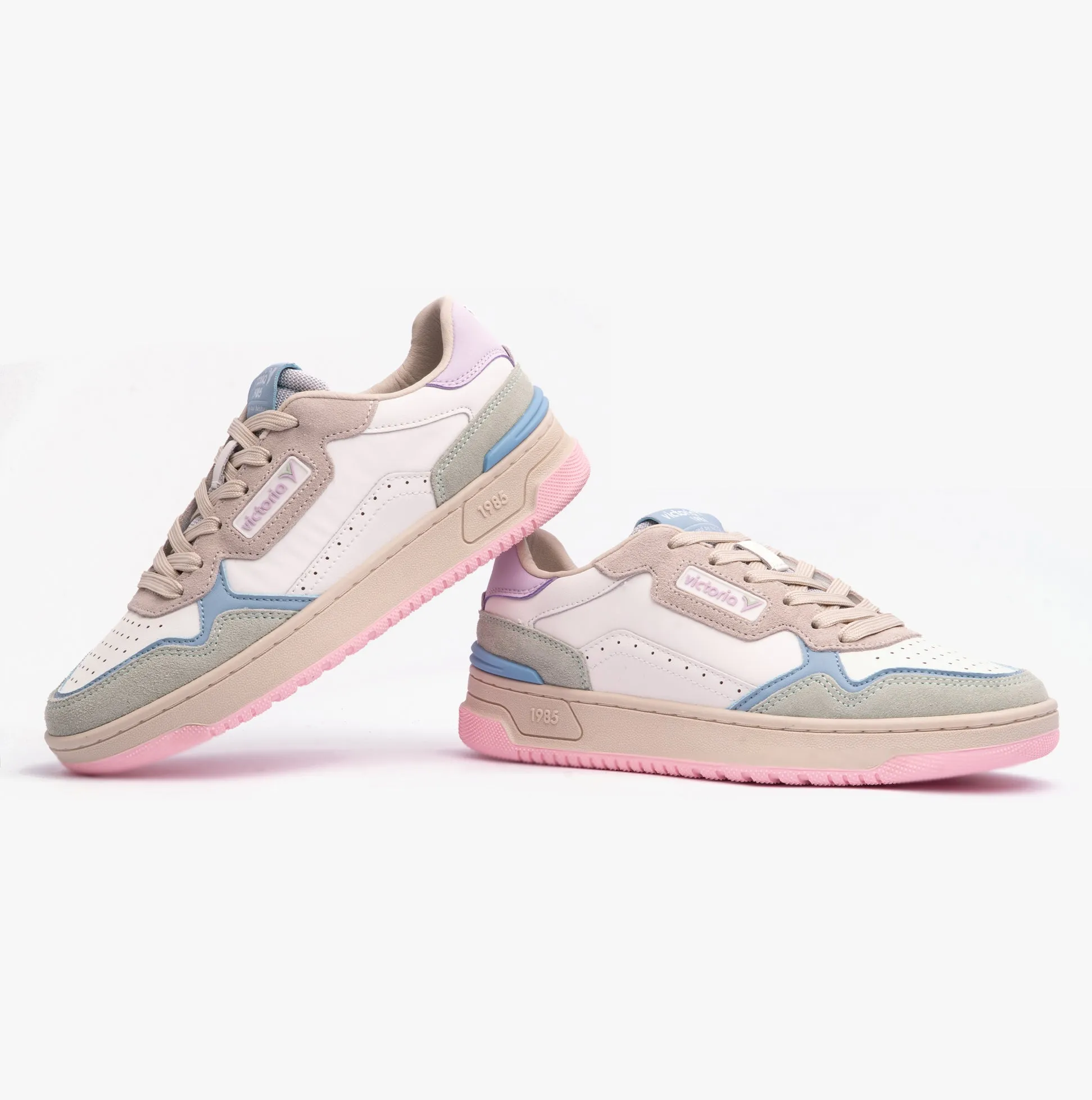 Victoria C80 - CASUAL PATCH COLORS Womens Trainers Lila sold by Shuperb product image thumbnail 5