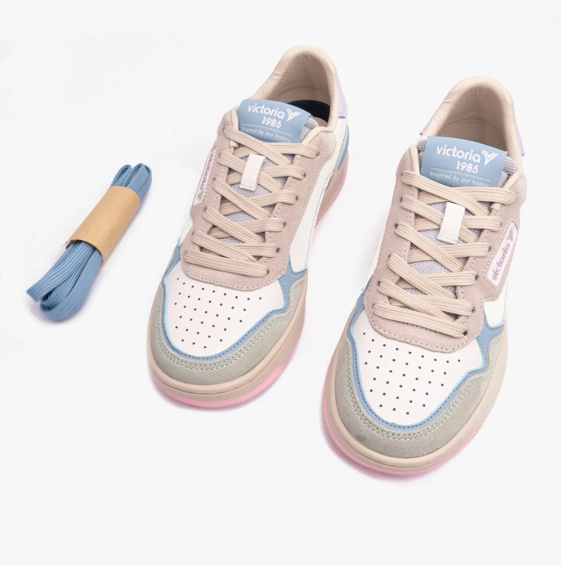 Victoria C80 - CASUAL PATCH COLORS Womens Trainers Lila sold by Shuperb product image thumbnail 4