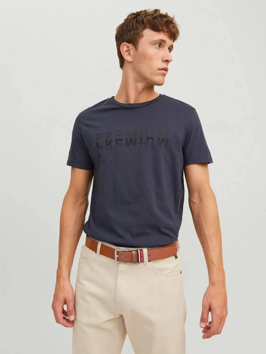 Jack & Jones ESPO Mens Belt Cognac sold by Shuperb product image thumbnail 2