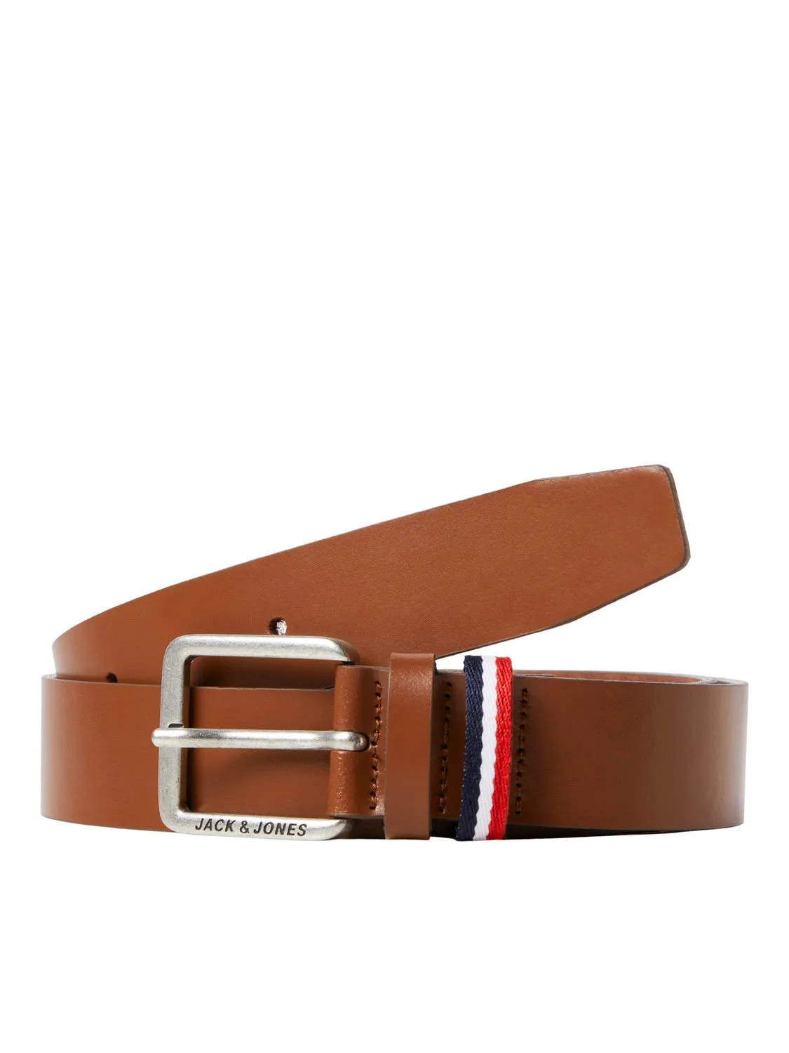 Jack & Jones ESPO Mens Belt Cognac sold by Shuperb