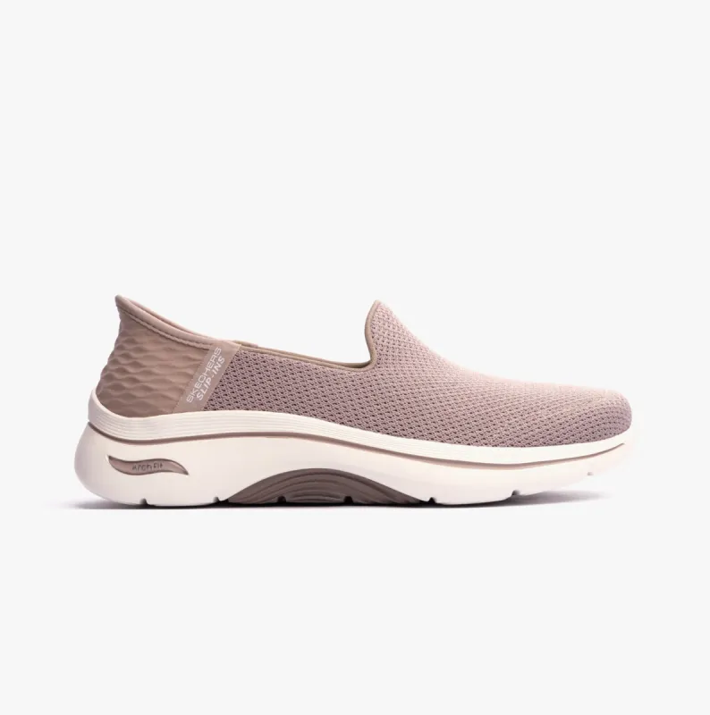 GO WALK ARCH FIT 2.0 - DELARA Womens Trainers Taupe sold by Shuperb
