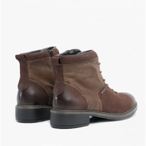 SELENA 50 Ladies Waterproof Leather Ankle Boots Brown sold by Shuperb product image thumbnail 5