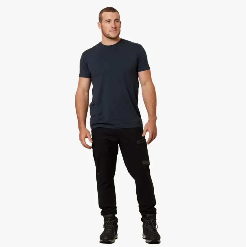 Hard Yakka RAPTOR CUFF Mens Work Trousers Black sold by Shuperb