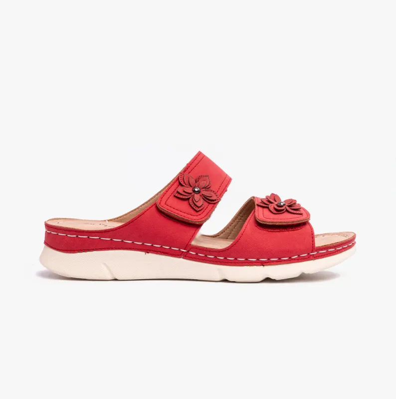 Dr Keller MOLLY Womens Sandals Red made by Shuperb