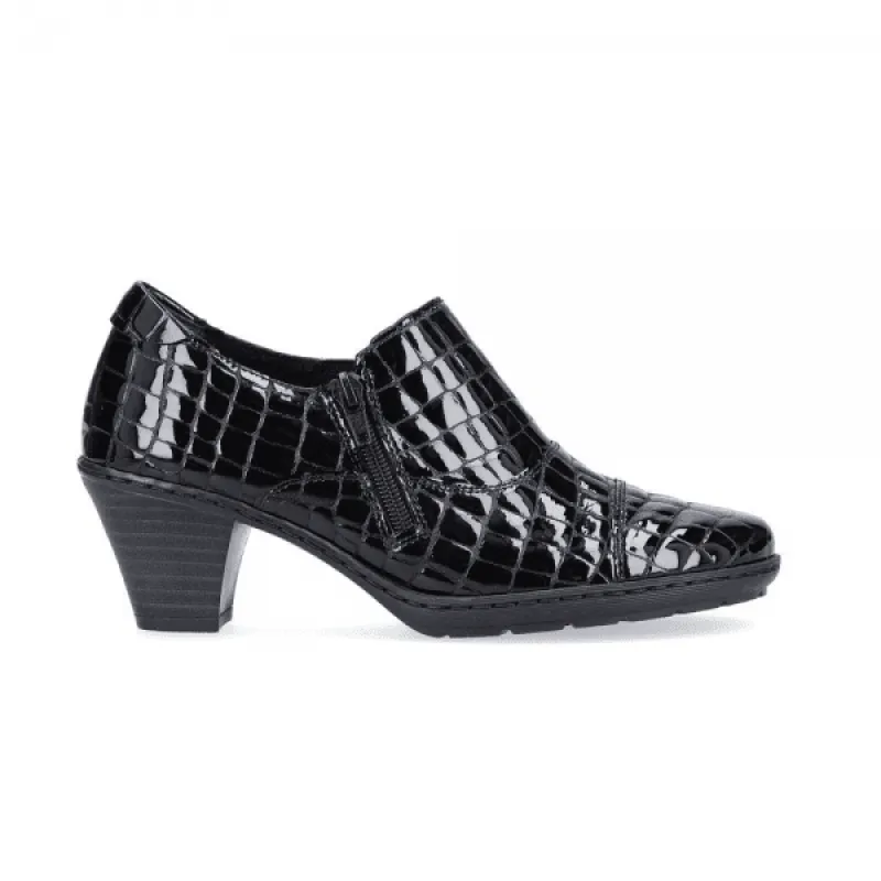 57173-03 Ladies Croc Shoes Black sold by Shuperb