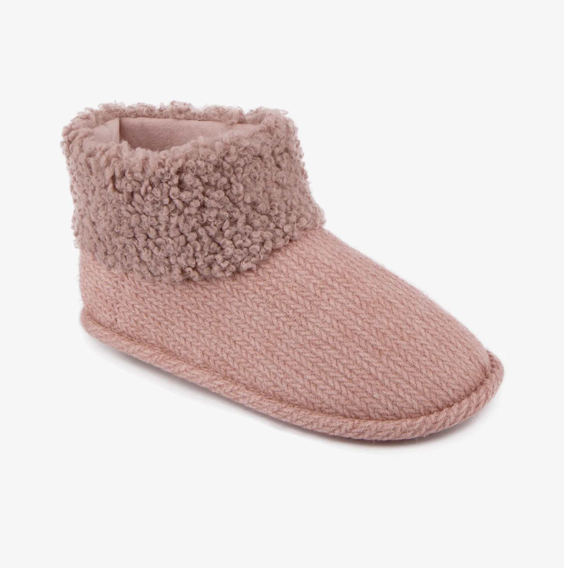 CABLE Womens Boot Slippers Pink sold by Shuperb product image thumbnail 4