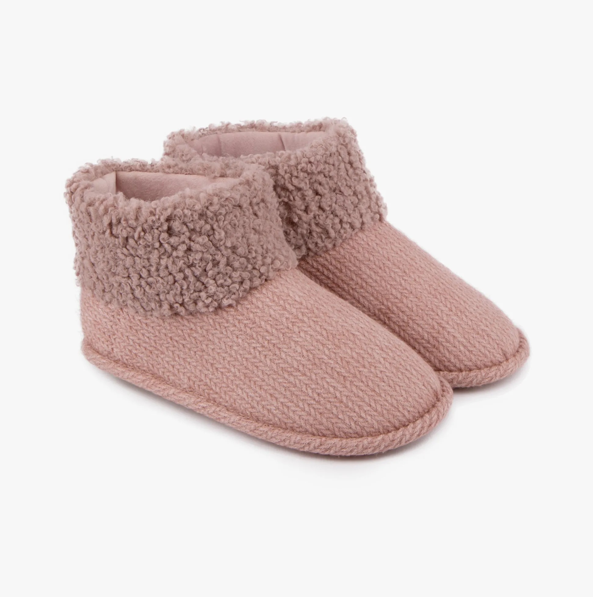CABLE Womens Boot Slippers Pink sold by Shuperb product image thumbnail 3