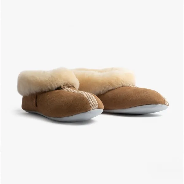 Shepherd ANNABELLE Womens Sheepskin Full Slippers Chestnut sold by Shuperb product image thumbnail 2