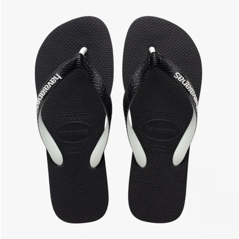 HAV TOP MIX Mens Flip Flops Black sold by Shuperb