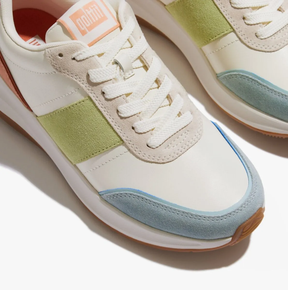 FitFlop F-MODE Womens Trainers Apricot Mix sold by Shuperb product image thumbnail 5