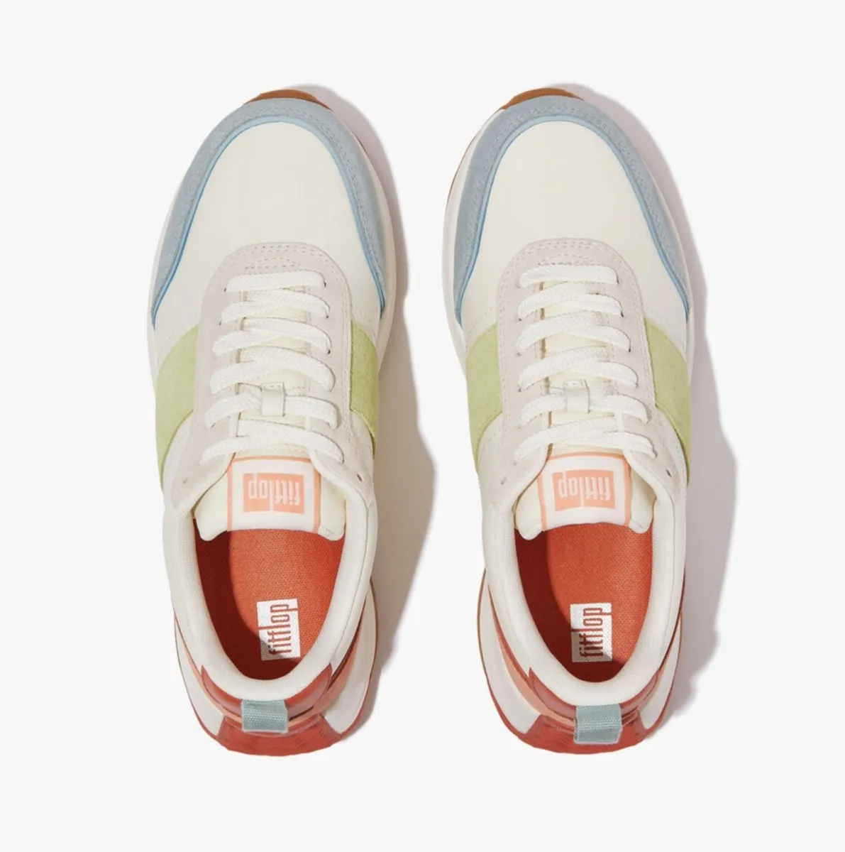 FitFlop F-MODE Womens Trainers Apricot Mix sold by Shuperb product image thumbnail 2