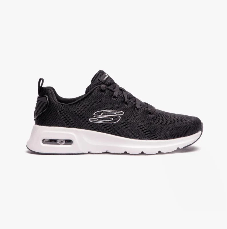 Skechers 149948/BKW SKECH-AIR COURT - SLICK AVENUE Womens Trainers Black/White sold by Shuperb