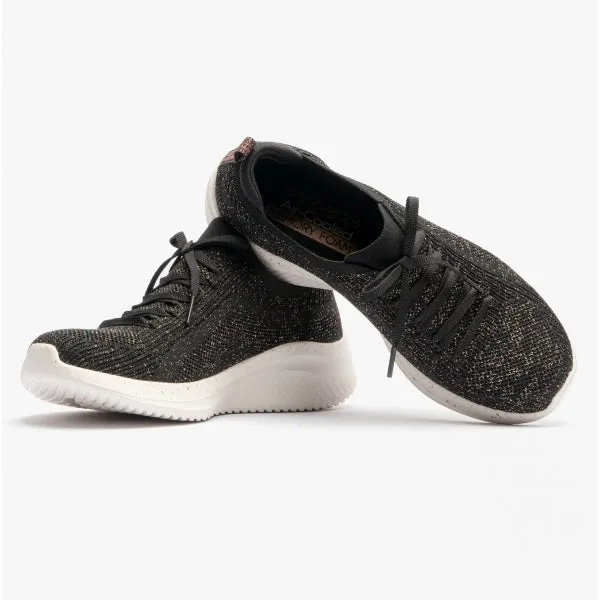 ULTRA FLEX 3.0-LET'S DANCE Ladies Trainers Black/Rose Gold sold by Shuperb product image thumbnail 4