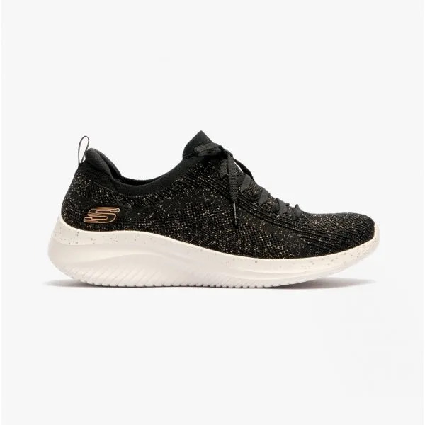 ULTRA FLEX 3.0-LET'S DANCE Ladies Trainers Black/Rose Gold sold by Shuperb
