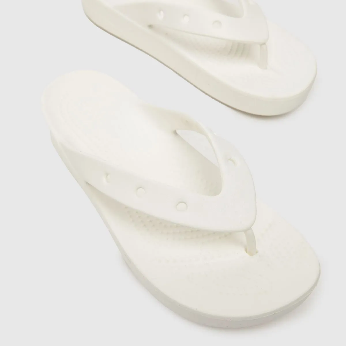 Crocs 207714-100 CLASSIC PLATFORM FLIP Womens Flip-Flops White sold by Shuperb product image thumbnail 2