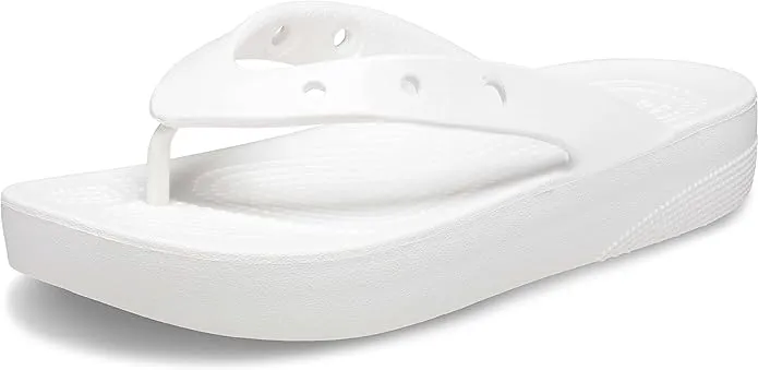 Crocs 207714-100 CLASSIC PLATFORM FLIP Womens Flip-Flops White sold by Shuperb product image thumbnail 5