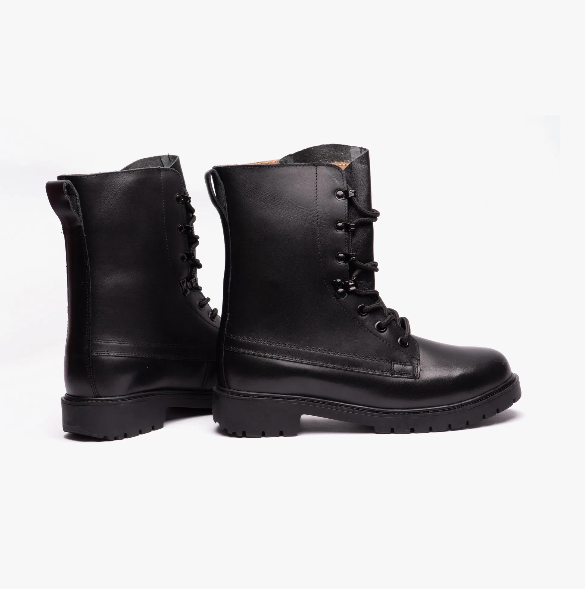 Grafters M9666A Unisex Leather Assault Boots Black sold by Shuperb product image thumbnail 2