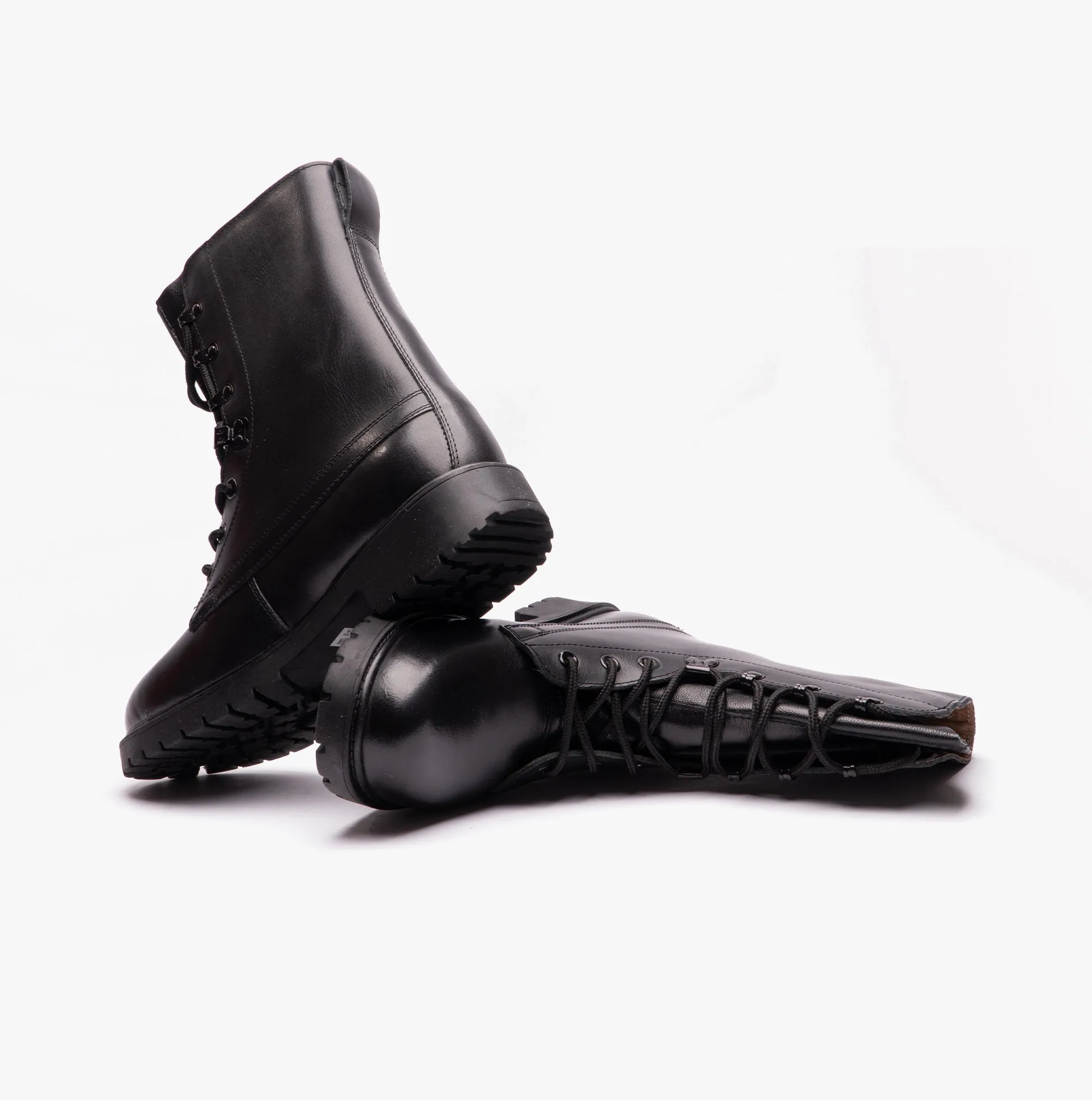 Grafters M9666A Unisex Leather Assault Boots Black sold by Shuperb product image thumbnail 3