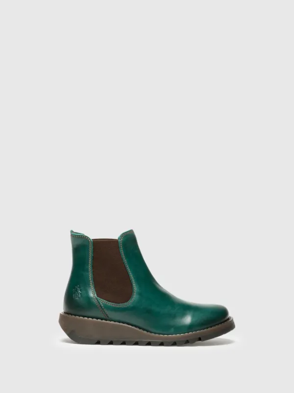 SALV Womens Chelsea Boots Petrol sold by Shuperb