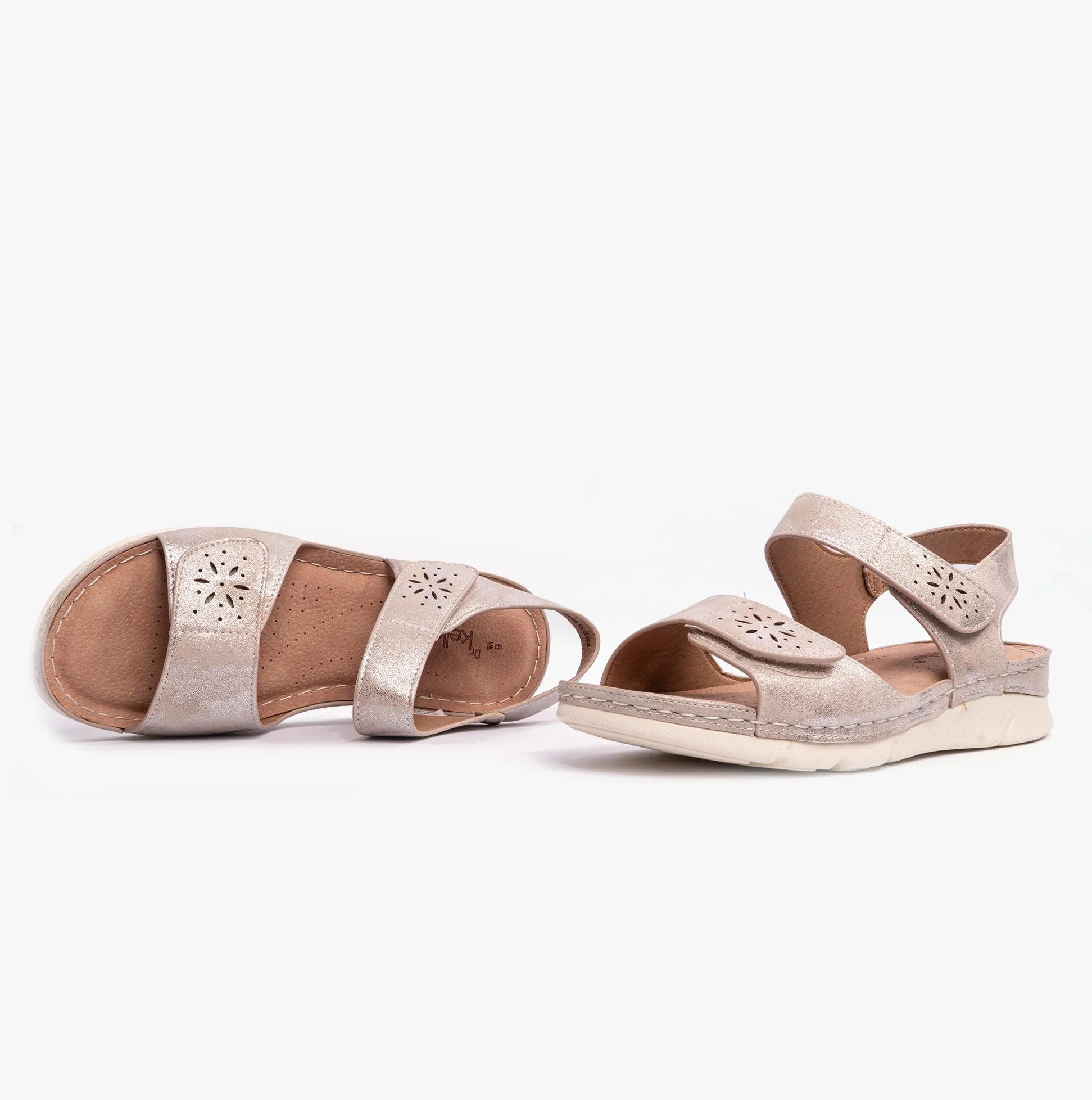 Dr Keller MARIE Womens Sandals Beige Metalic sold by Shuperb product image thumbnail 2