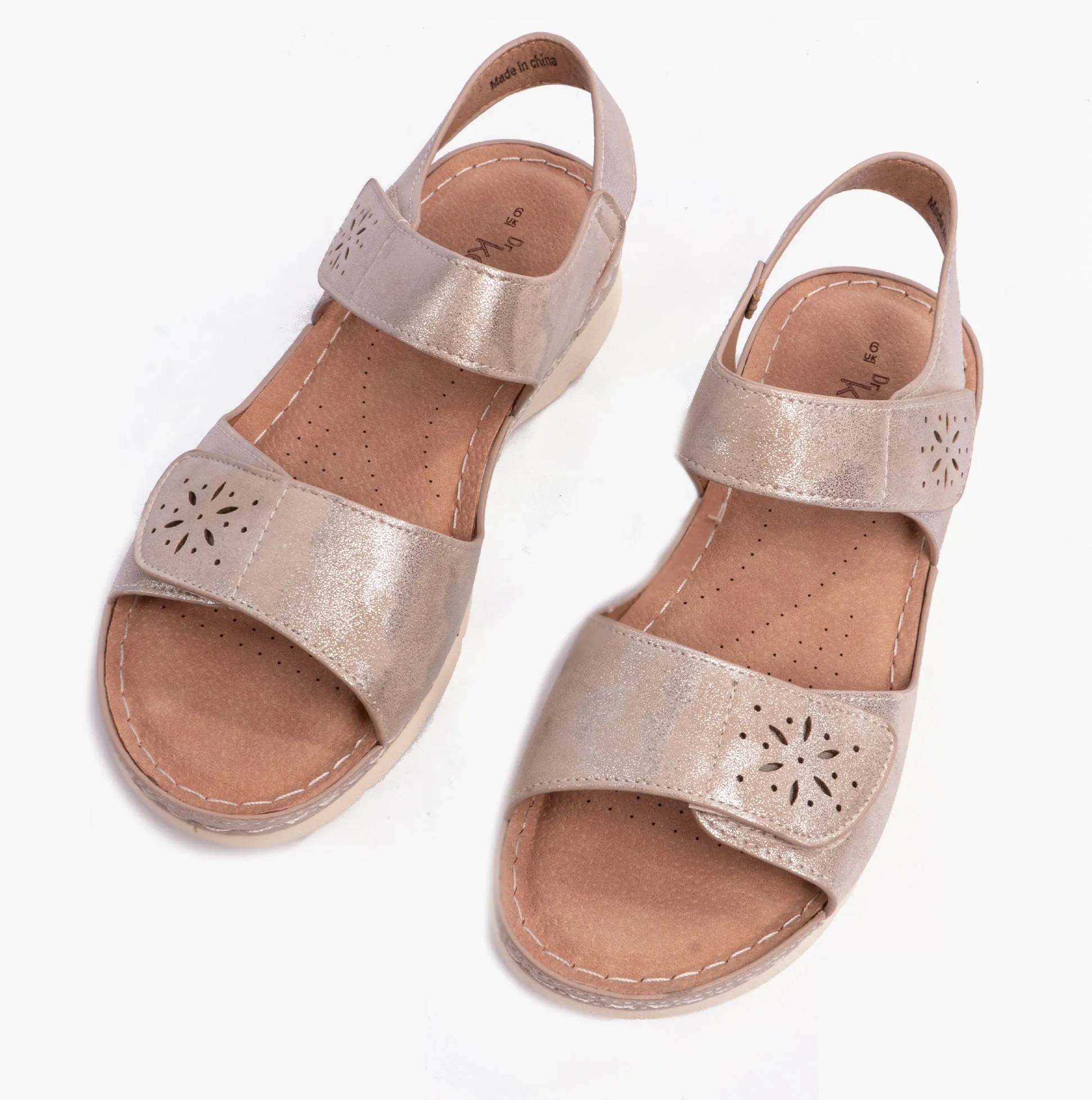 Dr Keller MARIE Womens Sandals Beige Metalic sold by Shuperb product image thumbnail 4