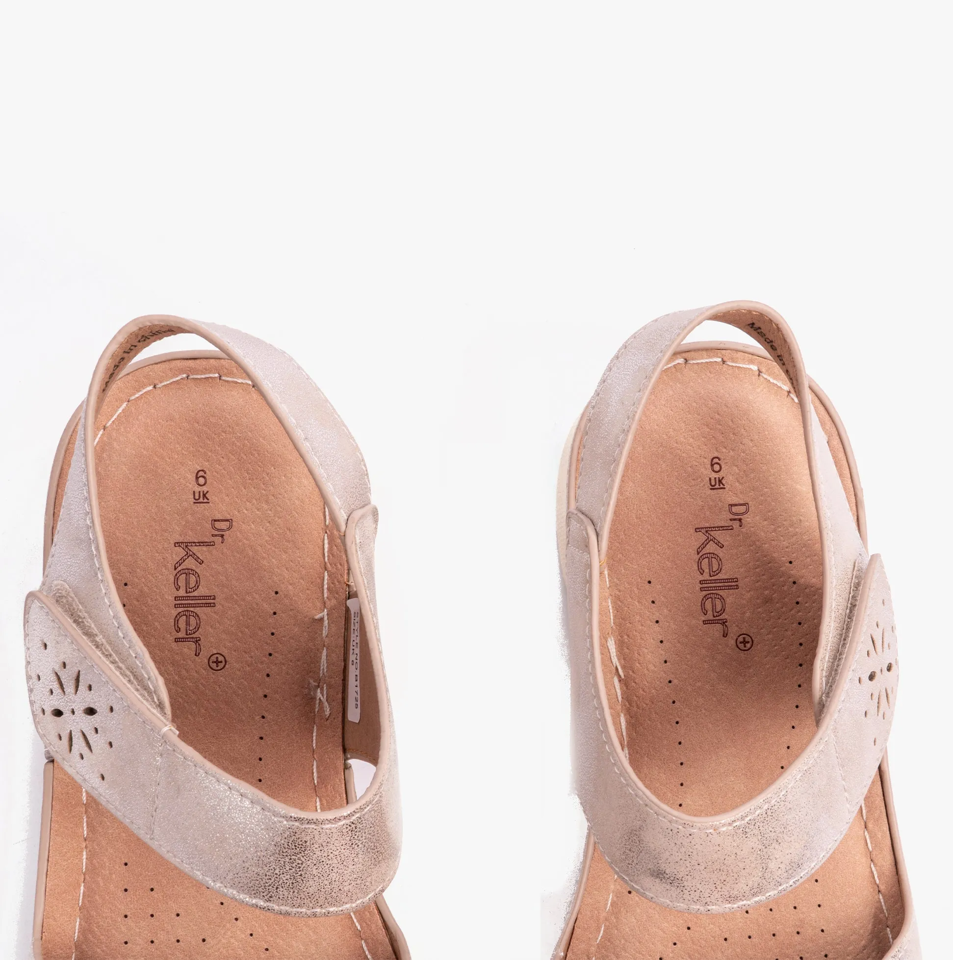 Dr Keller MARIE Womens Sandals Beige Metalic sold by Shuperb product image thumbnail 3