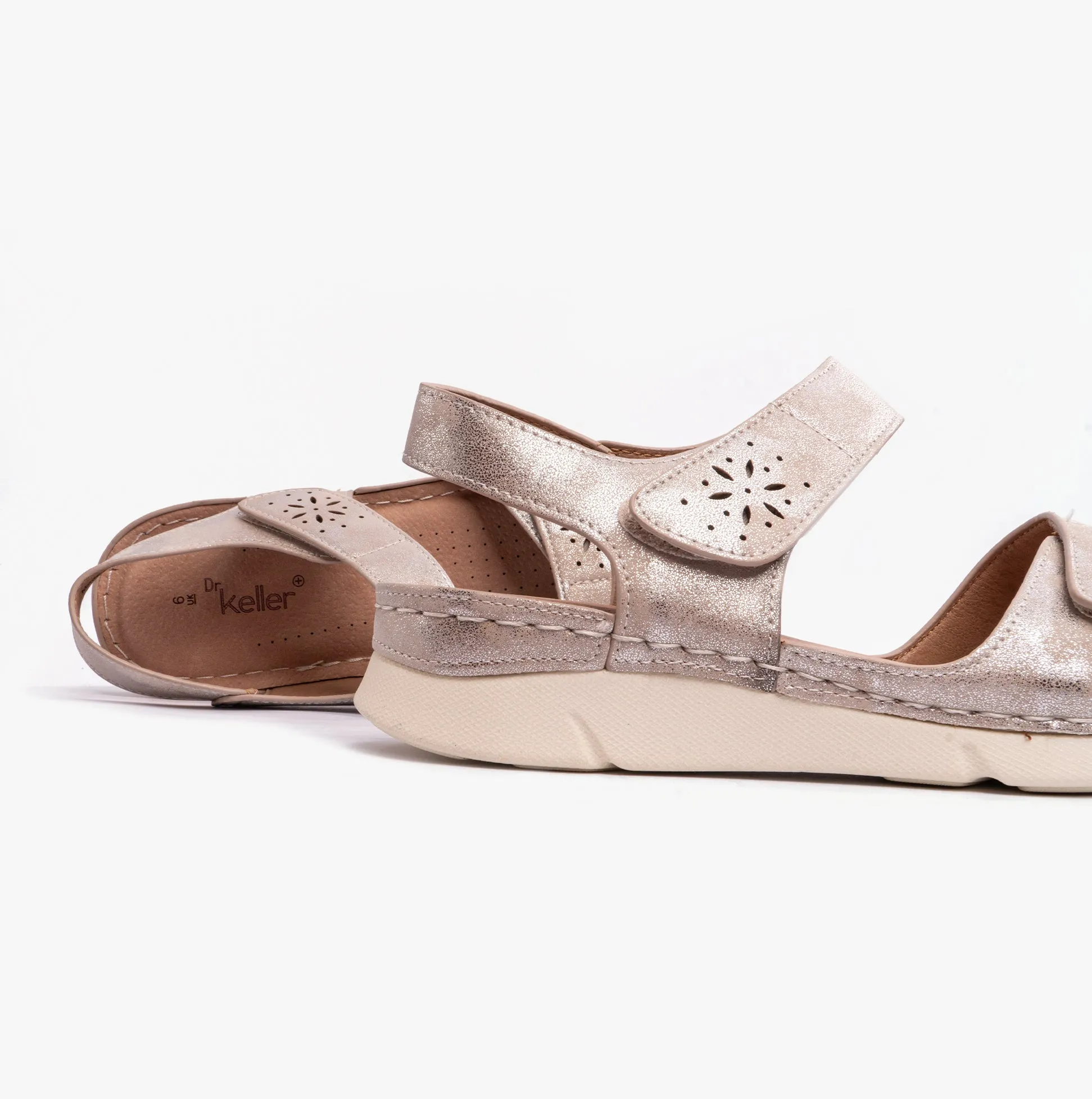 Dr Keller MARIE Womens Sandals Beige Metalic sold by Shuperb product image thumbnail 5