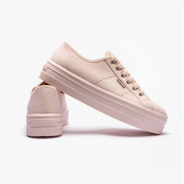 Victoria BARCELONA MONOCHROME Womens Platform Trainers Cotton sold by Shuperb product image thumbnail 5